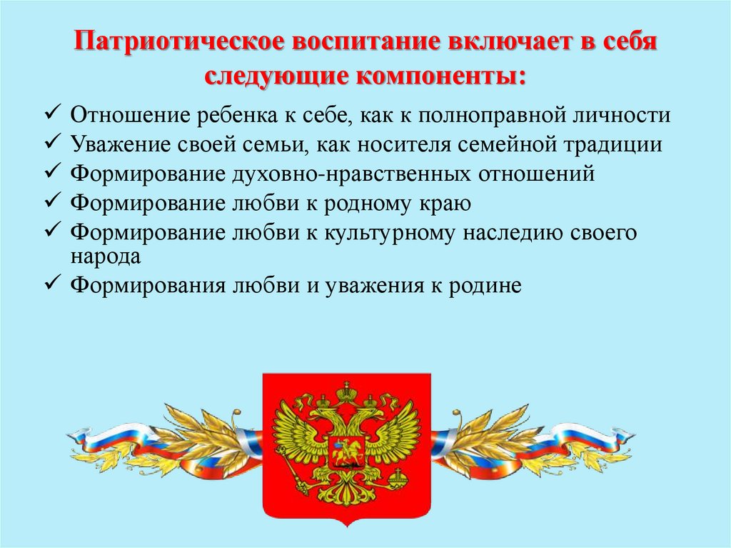 Проект шестого школьного дня по гражданско патриотическому воспитанию